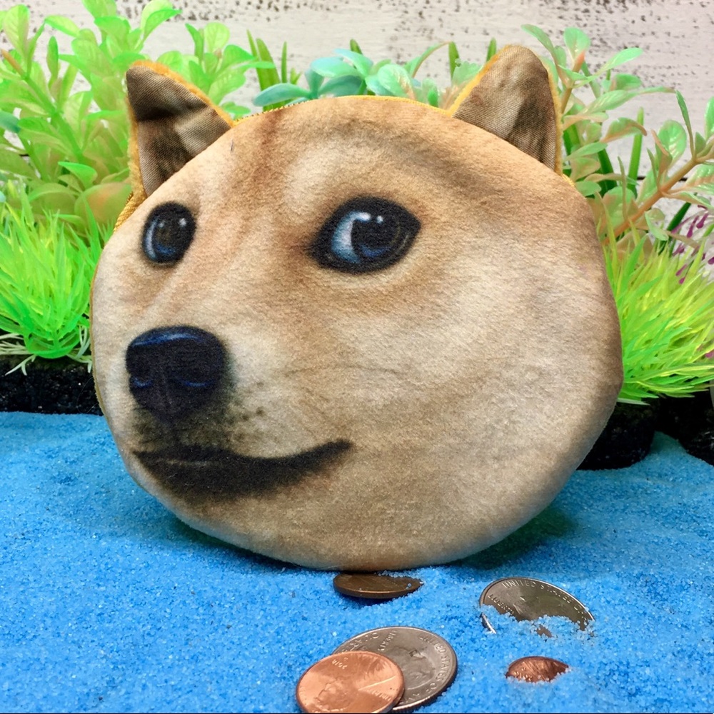 Shibu Inu Dog Coin Purse Funny Lookin’ - Picture 4 of 8